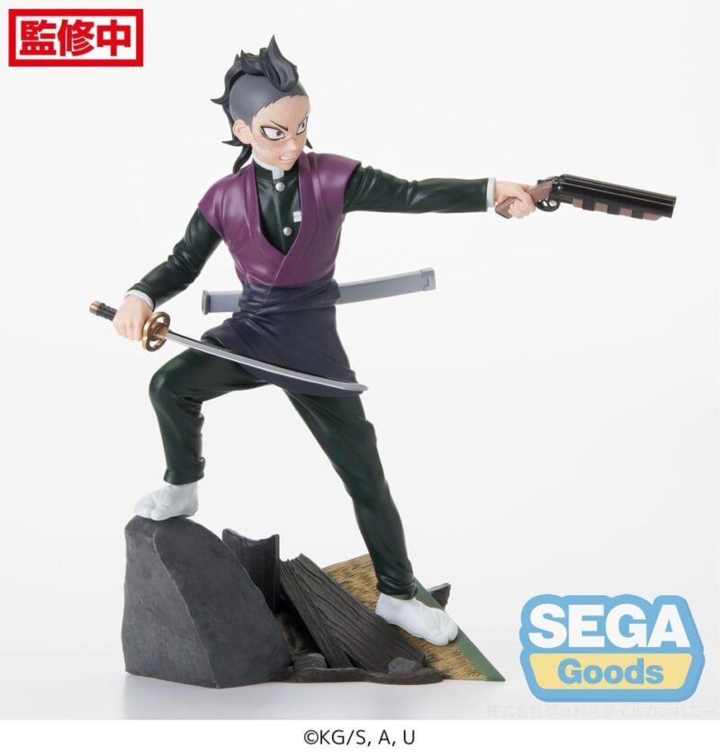 DEMON SLAYER - Genya Shinazugawa - Statuette Xross Link Anime 15cm – Image 4