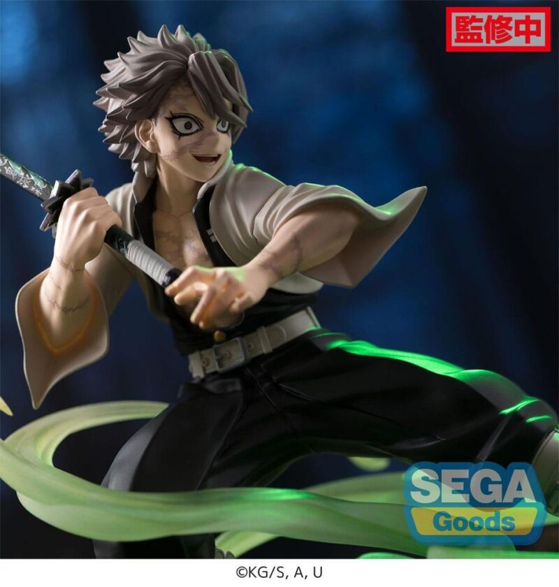 DEMON SLAYER - Sanemi Shinazugawa - Statuette Xross Link Anime 12cm – Image 6
