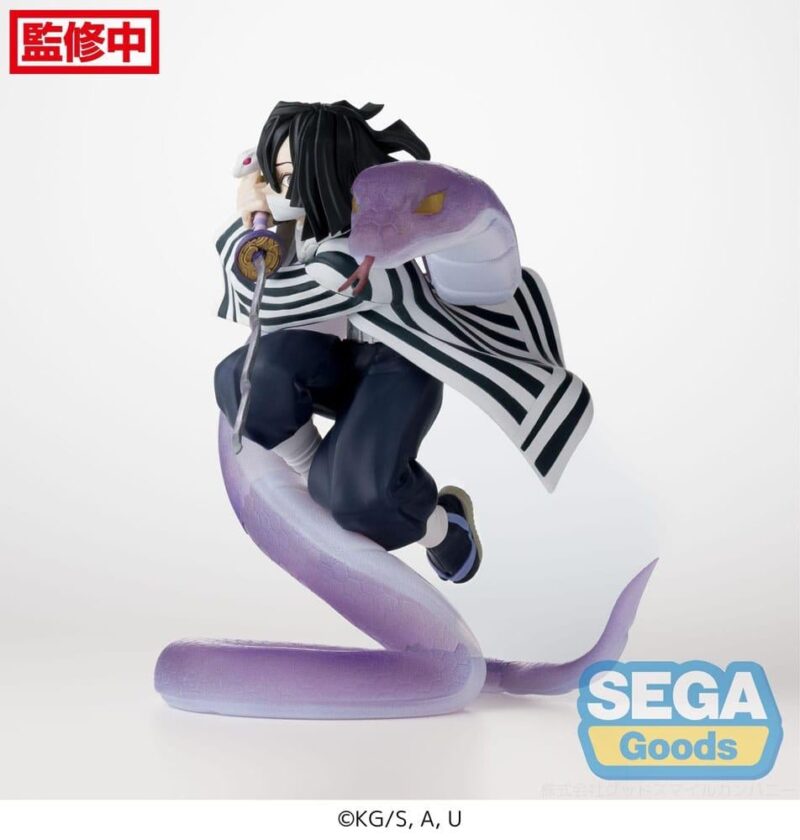 DEMON SLAYER - Obanai Iguro - Statuette Xross Link Anime 14cm – Image 2