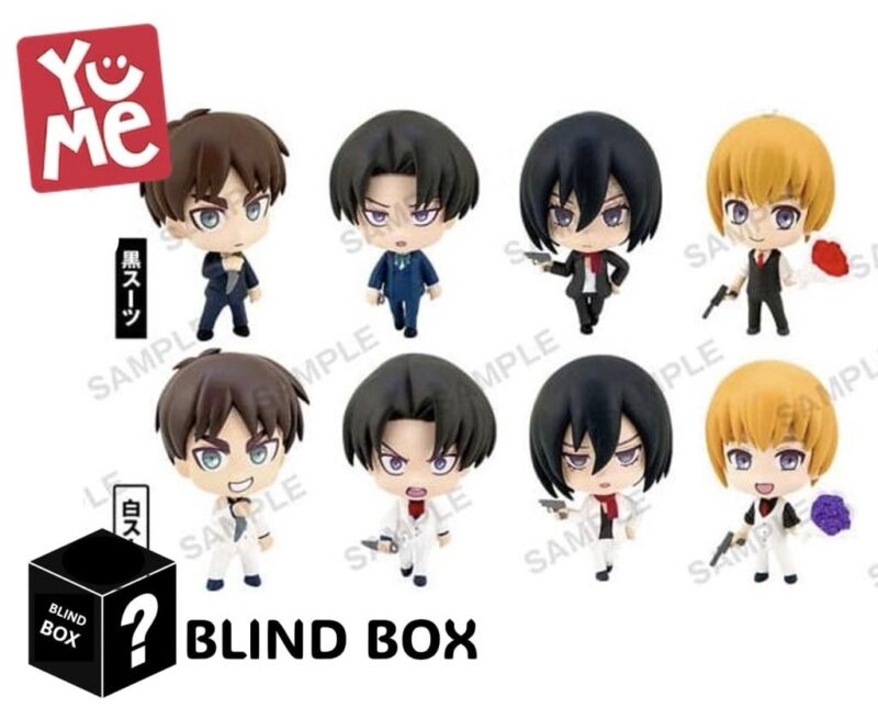 ATTACK ON TITAN - Shirokuro Vol 1 - Assort. 12 Figurines Blind Box