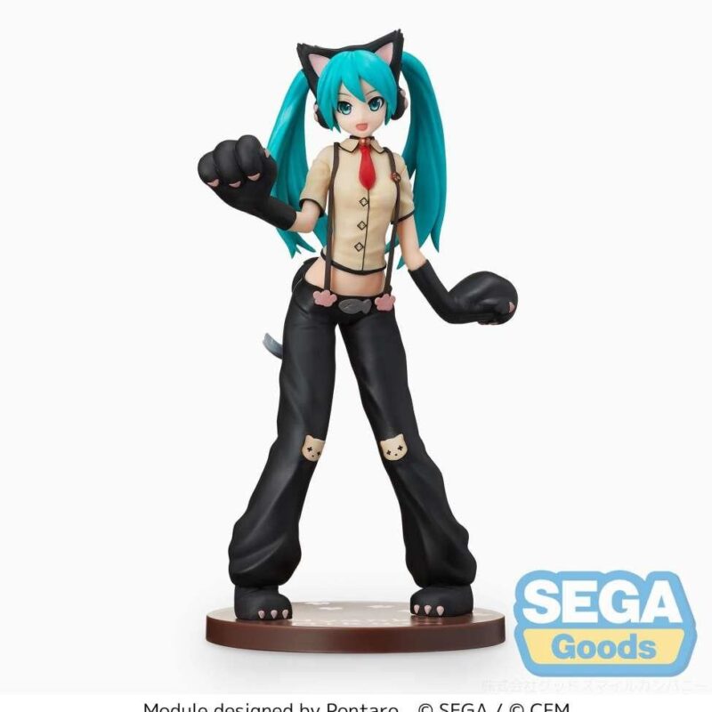 HATSUNE MIKU - Hatsune Miku Kitty - Statuette Arcade 23cm