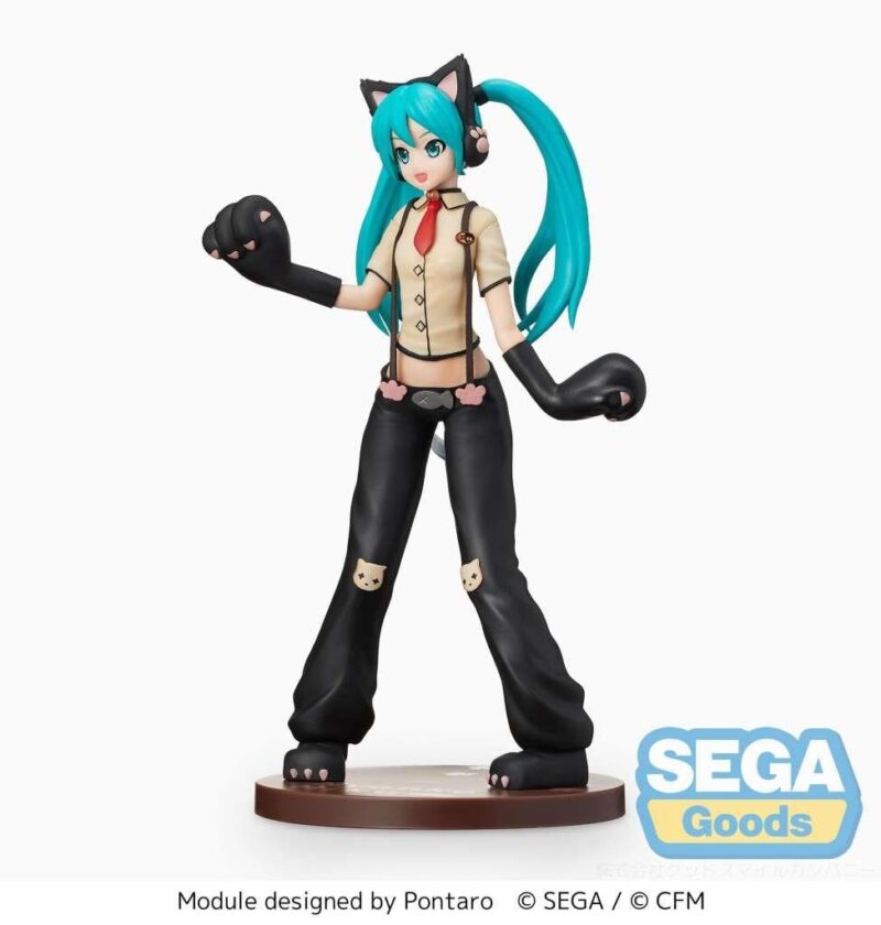 HATSUNE MIKU - Hatsune Miku Kitty - Statuette Arcade 23cm – Image 2