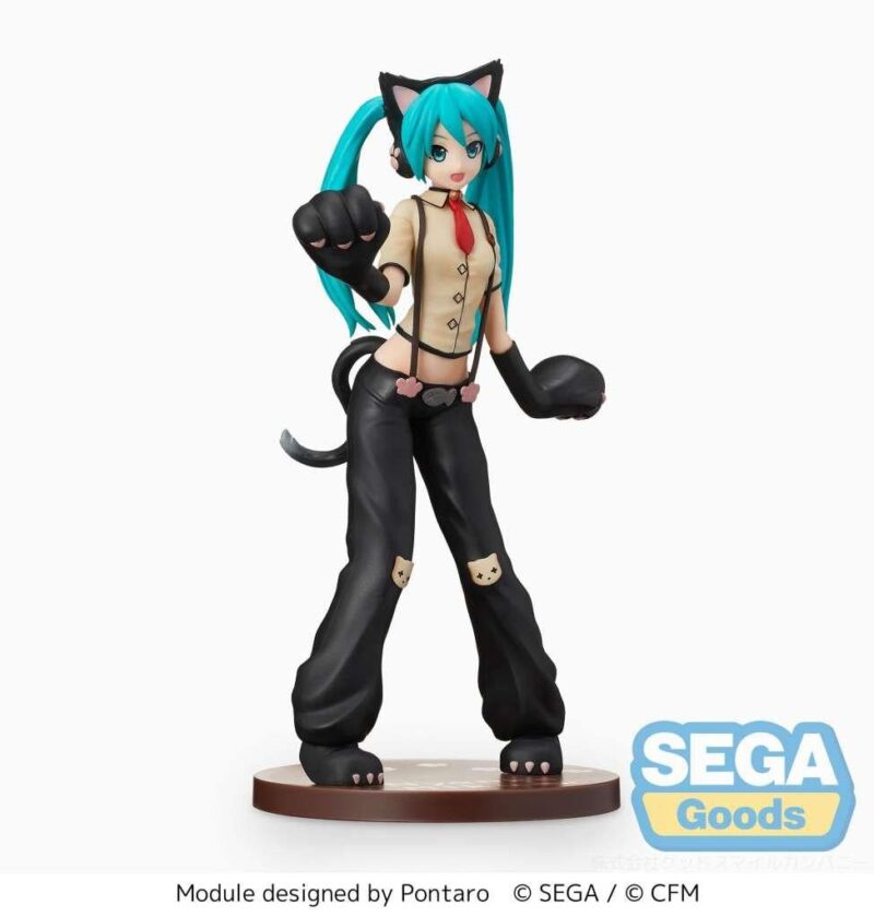 HATSUNE MIKU - Hatsune Miku Kitty - Statuette Arcade 23cm – Image 3