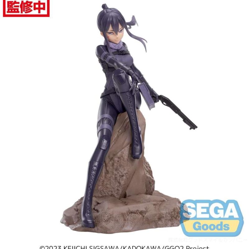 SWORD ART ONLINE GUN GALE ONLINE - Pitohui - Statuette Luminasta 20cm