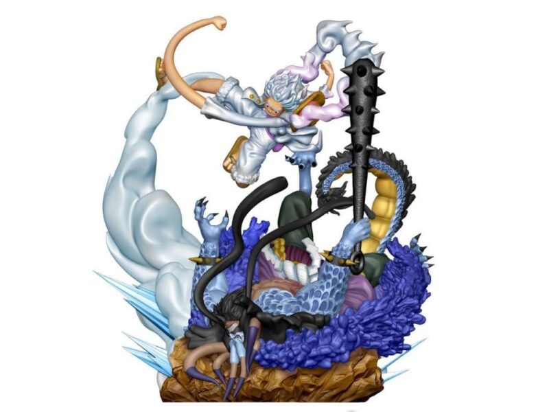 ONE PIECE - Logbox Re Birth Gear 5 - Set 4 Statuettes Petitrama 9cm – Image 3