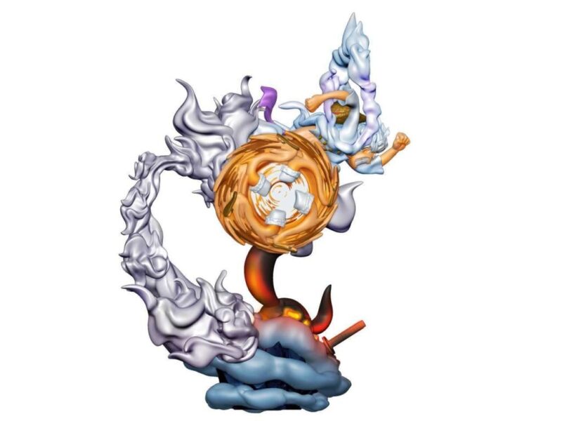 ONE PIECE - Logbox Re Birth Gear 5 - Set 4 Statuettes Petitrama 9cm – Image 4