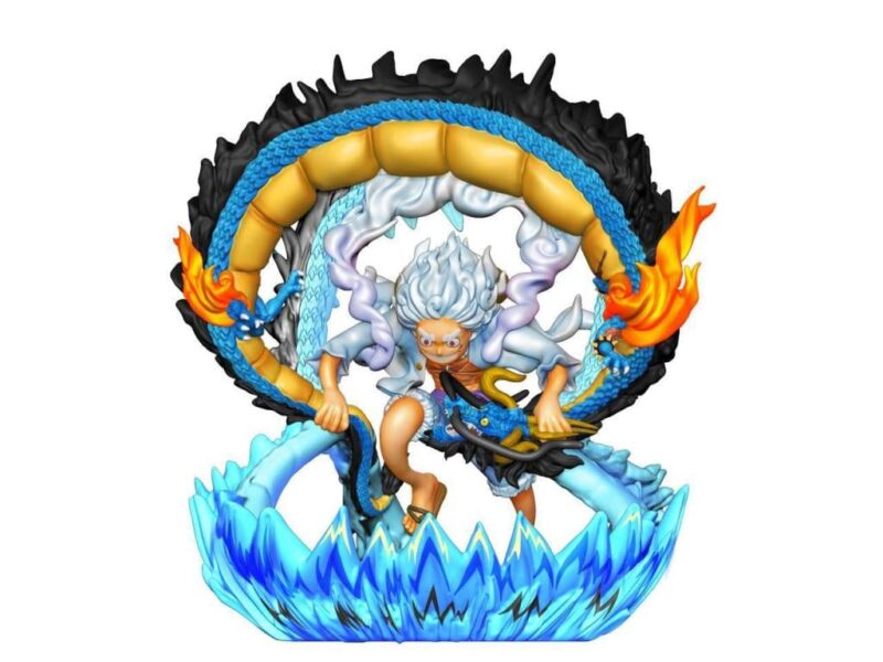 ONE PIECE - Logbox Re Birth Gear 5 - Set 4 Statuettes Petitrama 9cm – Image 5
