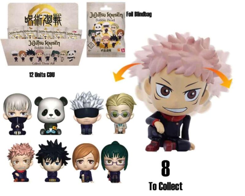 JUJUTSU KAISEN - Bobble Hero - Assortiment 12 Figurines 6cm – Image 4