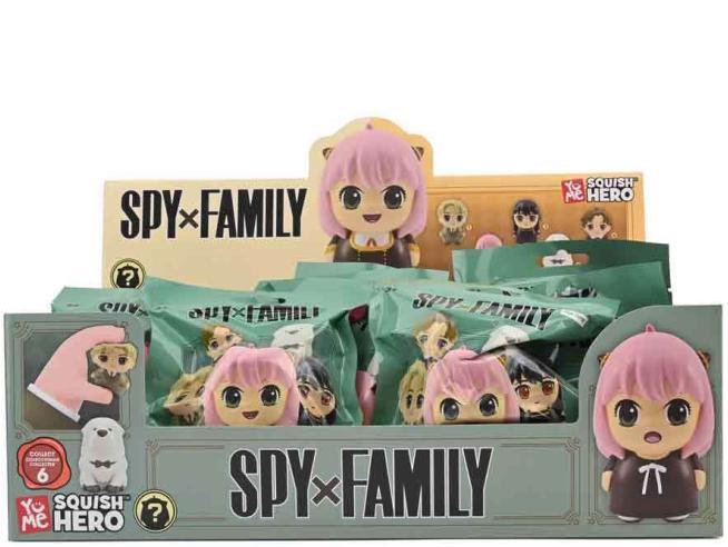 SPY X FAMILY - Squish Hero - Assortiment 12 Figurines 7.6cm