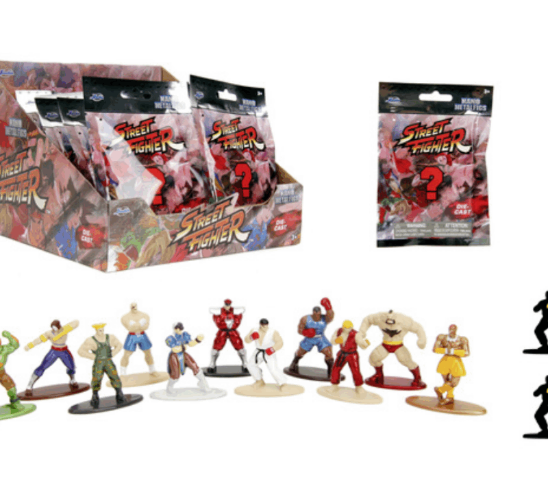 STREET FIGHTER -Display Figurines Nano Mystery 12 Assortiments - 24pc