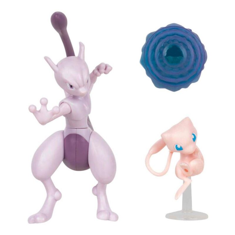 POKEMON - Mew et Mewtwo - Pack de 2 Figurine – Image 2