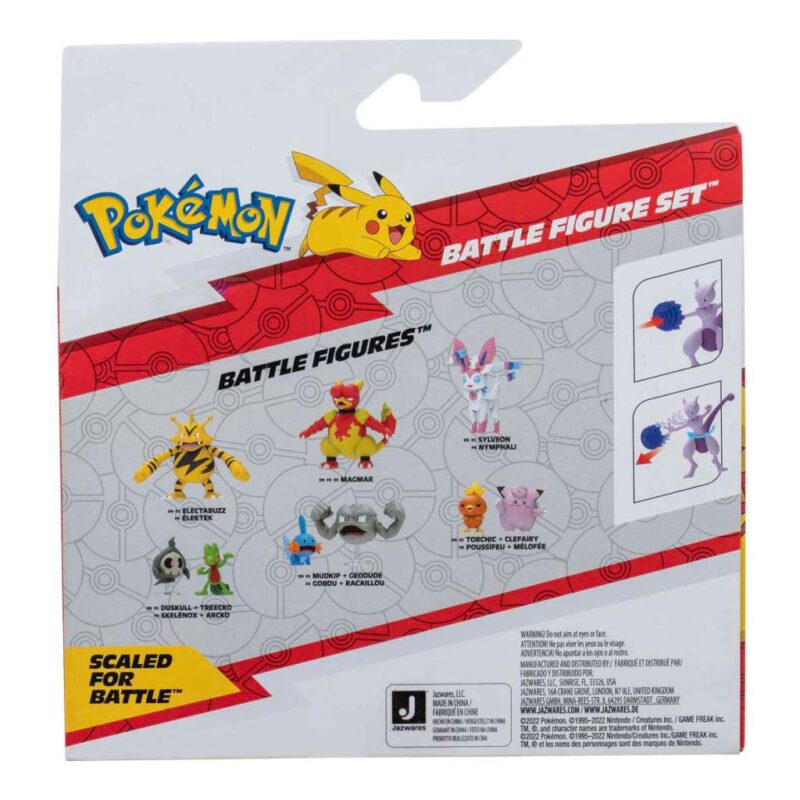 POKEMON - Mew et Mewtwo - Pack de 2 Figurine – Image 3