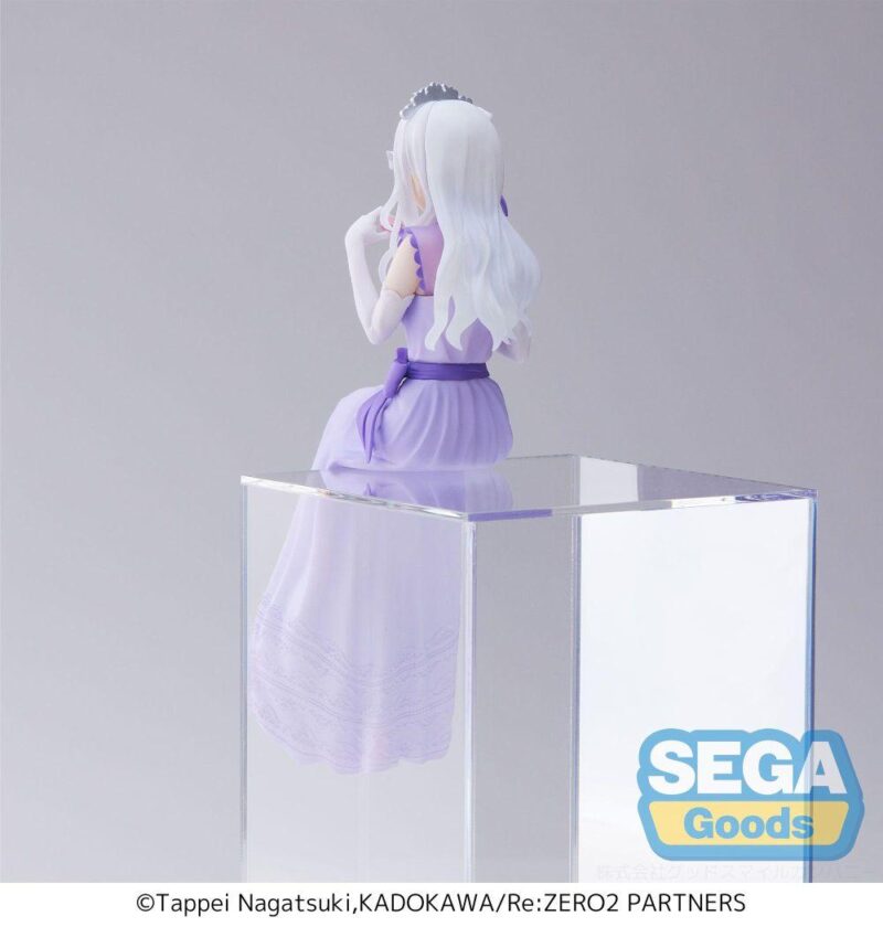 RE ZERO - Emilia " Fête " - Figurine PM Perching 14cm – Image 2