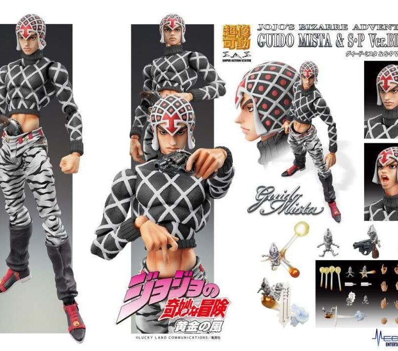 JOJO PART 5 - Mista & Sex Pistol - Figurine Chozokado 15cm