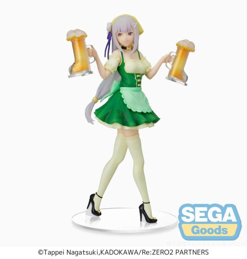 RE ZERO - Emilia "Oktoberfest" - Figurine SPM 21cm – Image 2