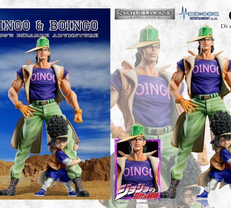 JOJO PART 3 - Oingo & Boingo - Statuette Legend 19cm