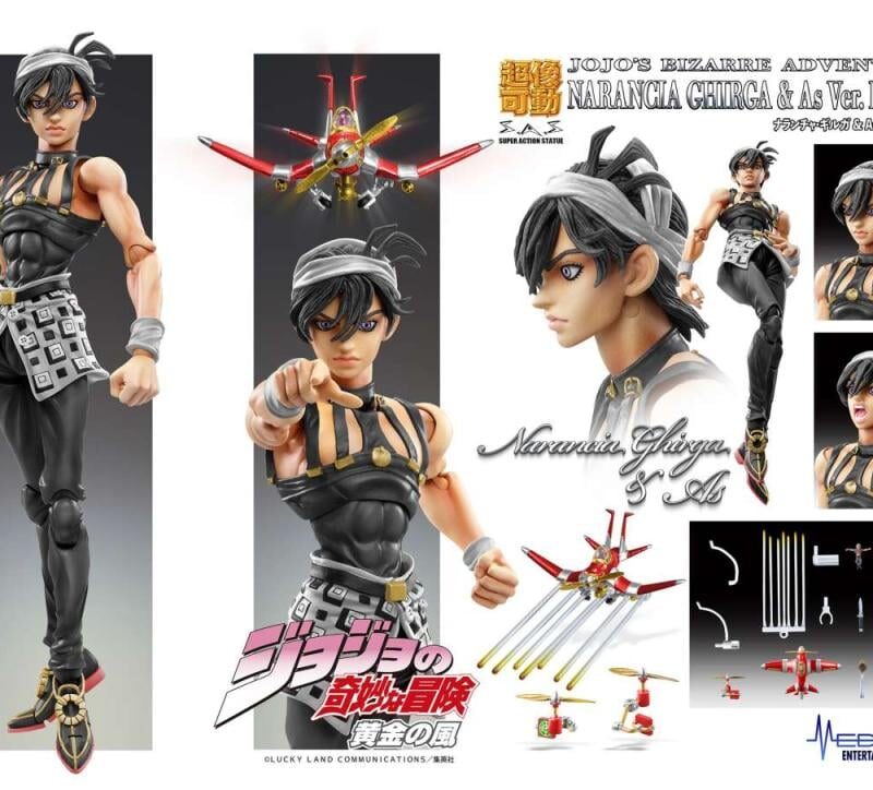 JOJO PART 5 - Narancia & Aerosmith - Figurine Chozokado 14cm