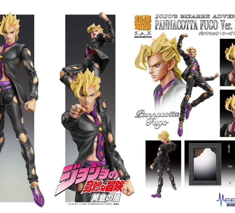 JOJO PART 5 - Pannacotta Fugo "Black Version" -Figurine Chozokado 15cm