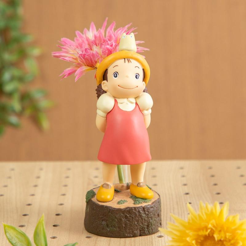 MON VOISIN TOTORO - Mei & Totoro Blanc - Fig. Soliflore 12x13x21.5cm
