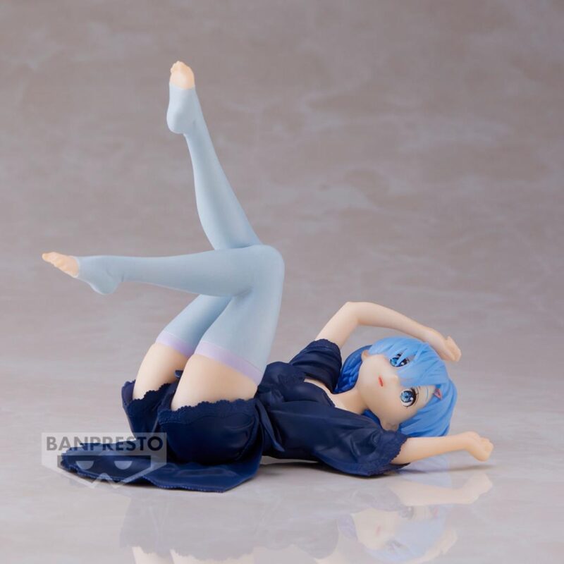 RE ZERO - Rem - Figurine Relax Time 10cm – Image 3