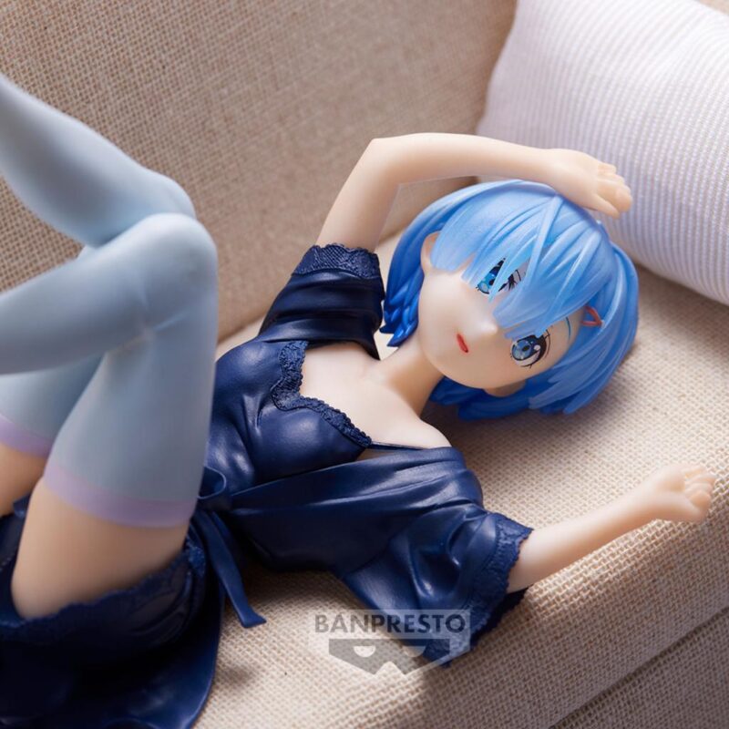 RE ZERO - Rem - Figurine Relax Time 10cm – Image 6