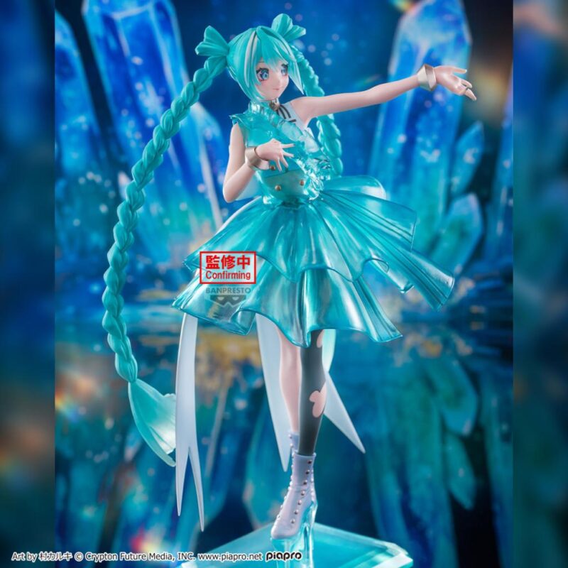 HATSUNE MIKU - Emerald Gem - Figurine Clearluxe 28cm – Image 2