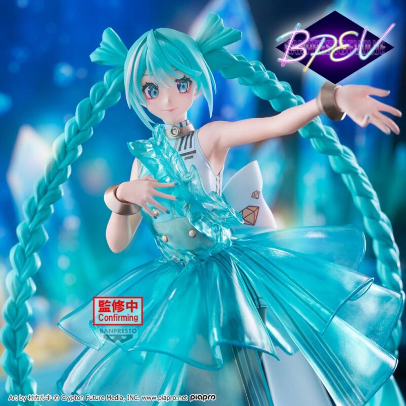 HATSUNE MIKU - Emerald Gem - Figurine Clearluxe 28cm – Image 3