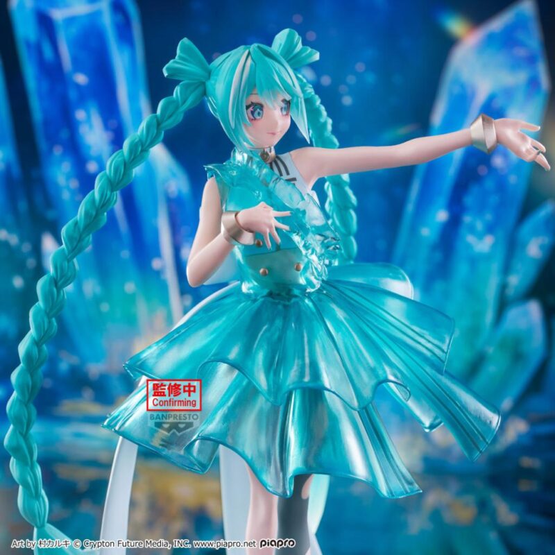 HATSUNE MIKU - Emerald Gem - Figurine Clearluxe 28cm – Image 5