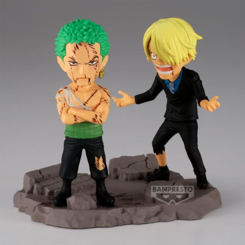 ONE PIECE - Roronoa Zoro & Sanji - Figurine WCF Log Stories 8cm – Image 2