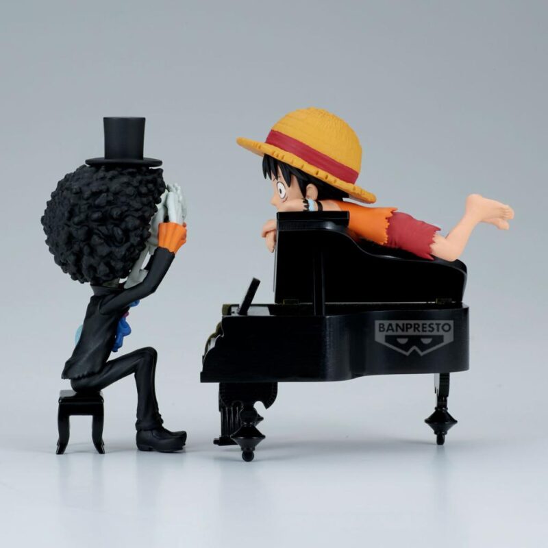 ONE PIECE - Luffy & Brook - Figurine WCF Log Stories 8cm – Image 4