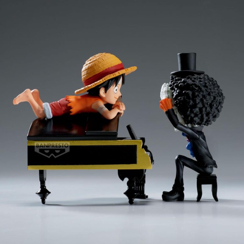 ONE PIECE - Luffy & Brook - Figurine WCF Log Stories 8cm – Image 5