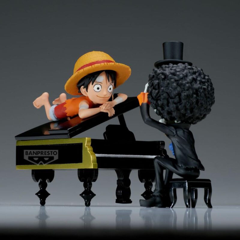 ONE PIECE - Luffy & Brook - Figurine WCF Log Stories 8cm – Image 6