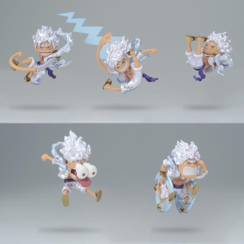 ONE PIECE - WCF Luffy Gear 5 Metallic - Assortiments 12 Figurine 7cm – Image 2