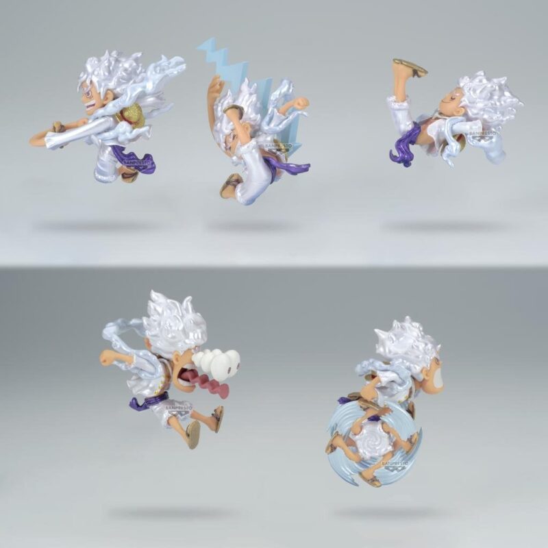 ONE PIECE - WCF Luffy Gear 5 Metallic - Assortiments 12 Figurine 7cm – Image 4