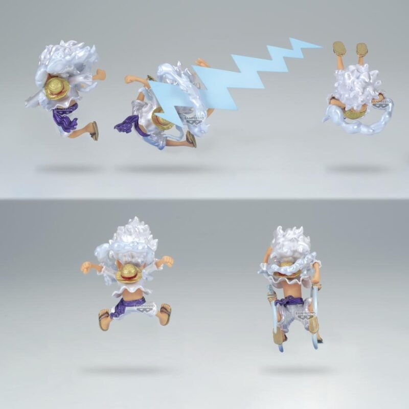 ONE PIECE - WCF Luffy Gear 5 Metallic - Assortiments 12 Figurine 7cm – Image 5
