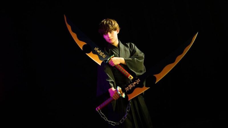 DEMON SLAYER - Nichirin Tengen Uzui Sword - Réplique Proreplica 110cm – Image 5