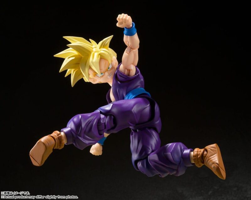 DRAGON BALL Z - Super Saiyan Son Gohan - Figurine S.H. Figuarts 11cm – Image 6