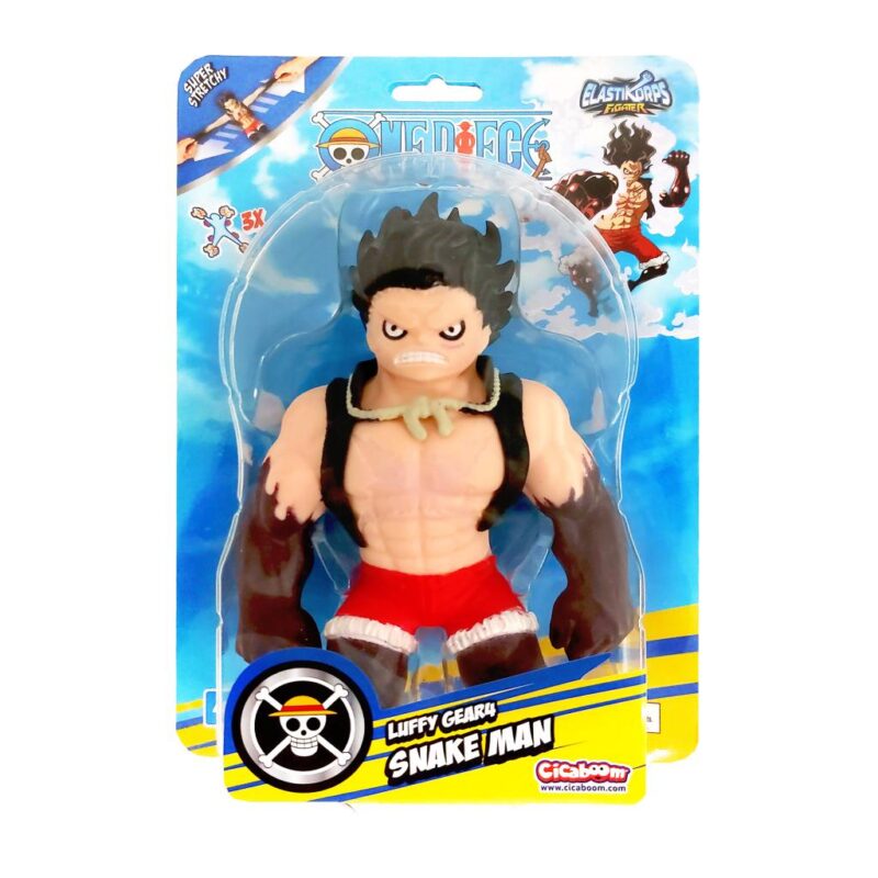 ONE PIECE - Luffy "Snakeman" - Figurine Elastikorps 13cm – Image 2