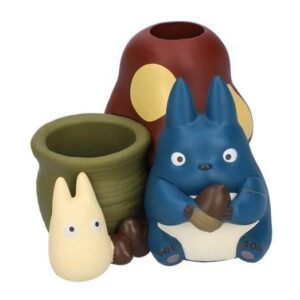 MON VOISIN TOTORO - Totoro Bleu & Blanc - Figurine Pot à crayon 4.5cm