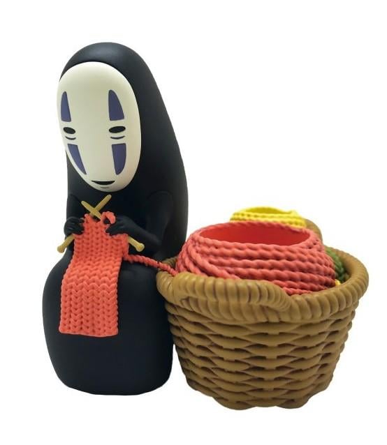 LE VOYAGE DE CHIHIRO - No Face tricote - Figurine Pot à Crayons 7.5cm