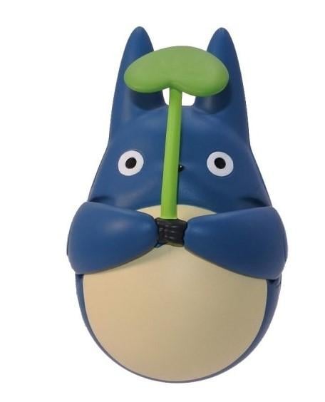MON VOISIN TOTORO - Totoro Bleu avec feuille - Figurine Culbuto 5.8cm