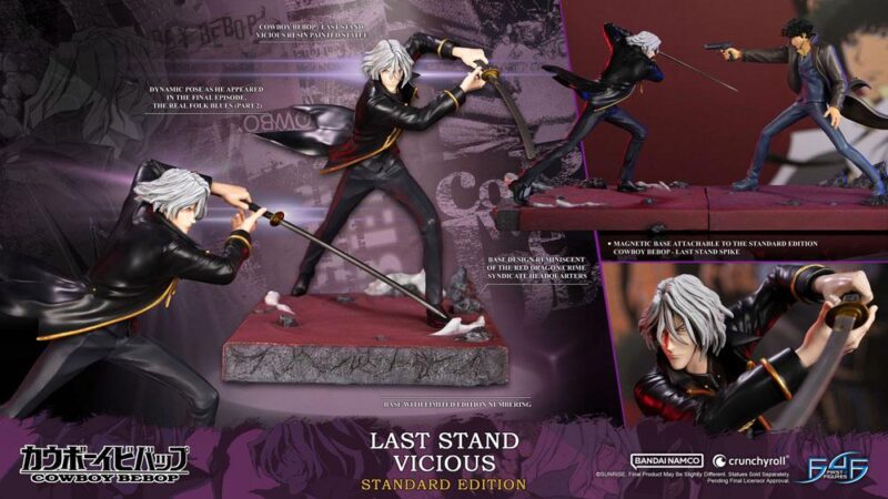 COWBOY BEBOP - Vicious "Last Stand" - Statuette 28cm – Image 5
