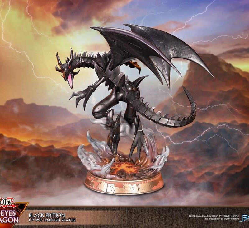 YU-GI-OH! - Dragon noir aux yeux rouges - Statuette 33cm