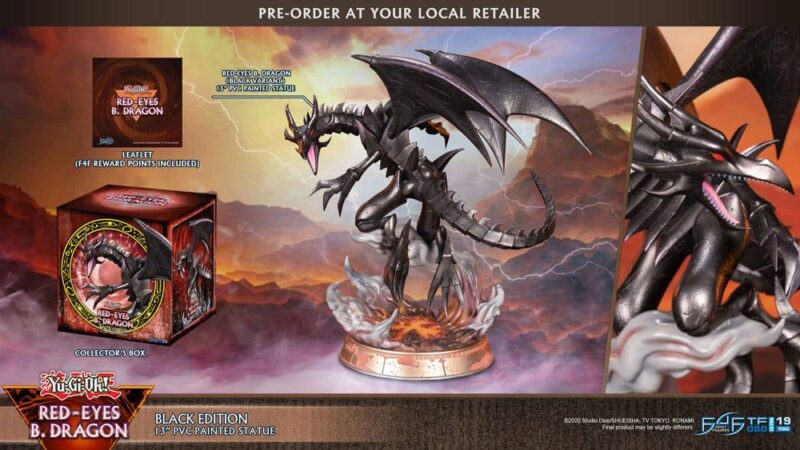 YU-GI-OH! - Dragon noir aux yeux rouges - Statuette 33cm – Image 6