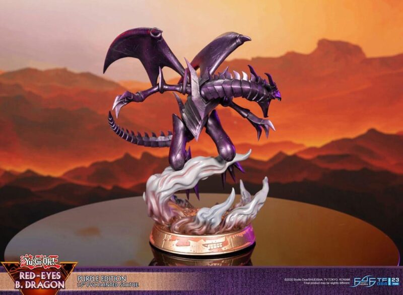 YU-GI-OH! - Dragon mauve aux yeux rouges - Statuette 33cm – Image 2