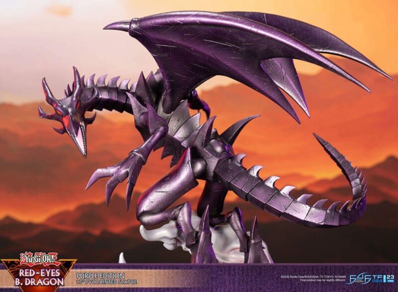 YU-GI-OH! - Dragon mauve aux yeux rouges - Statuette 33cm – Image 3