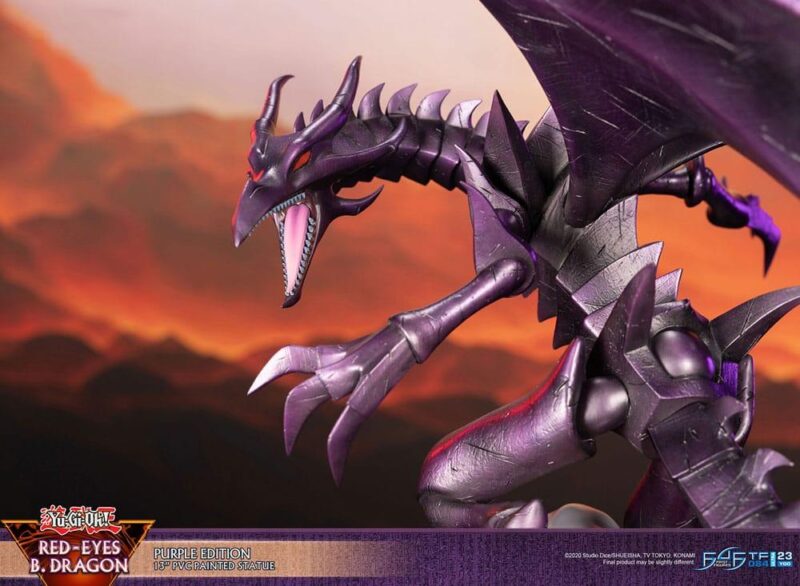YU-GI-OH! - Dragon mauve aux yeux rouges - Statuette 33cm – Image 4