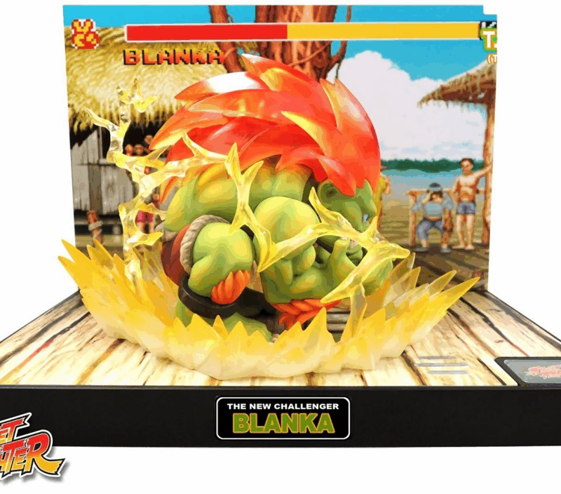 STREET FIGHTER - T.N.C-05 - BLANKA Figure + Diaporma LED