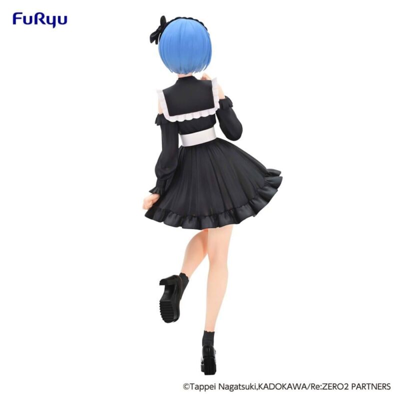 RE ZERO - Rem "Girly Outfit  Black" - Statuette Trio-Try-It 21cm – Image 2