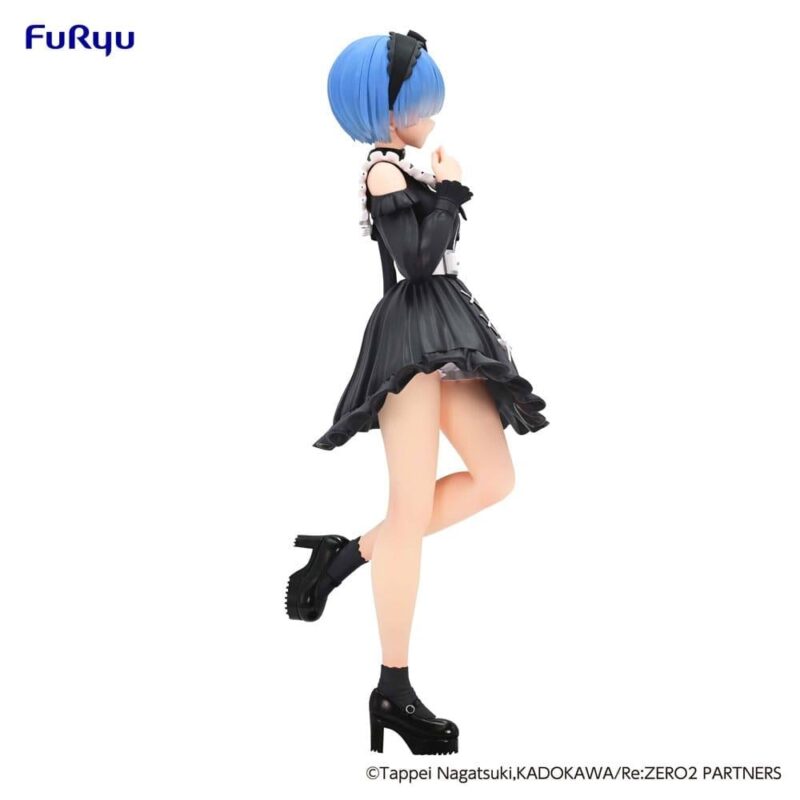 RE ZERO - Rem "Girly Outfit  Black" - Statuette Trio-Try-It 21cm – Image 3